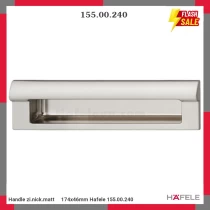 Handle zi.nick.matt     174x46mm Hafele 155.00.240