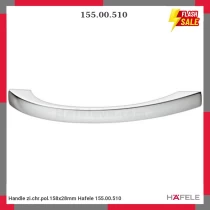 Handle zi.chr.pol.158x28mm Hafele 155.00.510