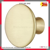 Knob zi.bru.bra.matt  30x22mm Hafele 155.02.242