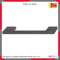 TAY NẮM TỦ=LAMINATE,MÀU ĐEN Hafele 194.17.313