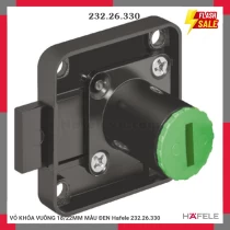 VỎ KHÓA VUÔNG 18/22MM MÀU ĐEN Hafele 232.26.330