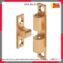 BAS GIỮ CỬA=KL,MÀU CROM BÓNG,43MM Hafele 244.20.214