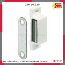 NAM CHÂM GIỮ CỬA, TRẮNG 2HO/3-4KG Hafele 246.26.720