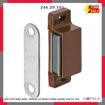 GIỮ CỬA MÀU NÂU =NHỰA CÓ NAM CHÂM Hafele 246.29.105