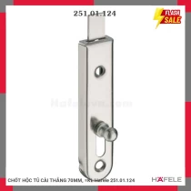 CHỐT HỘC TỦ CÀI THẲNG 70MM, =KL Hafele 251.01.124