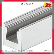 Dovetail conn.rail alu.br.   3,0m Hafele 261.30.030