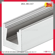RAY ĐỠ KỆ VỚI RÃNH ĐUÔI ÉN=KL Hafele 261.30.117