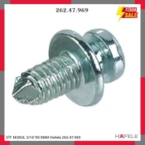VÍT MODUL 3/16''X9.5MM Hafele 262.47.969