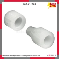 Chốt nhựa loại ấn (lỗ khoan 10.5mm) Hafele 267.21.720
