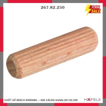 CHỐT GỔ BEECH 8X50MM, ~ 600 CÁI/KG Hafele 267.82.250
