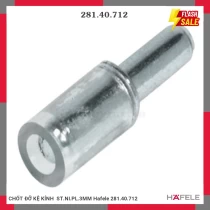 CHỐT ĐỠ KỆ KÍNH  ST.NI.PL.3MM Hafele 281.40.712