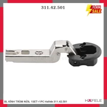 BL KÍNH TRÙM NỬA. 1SET=1PC Hafele 311.42.501