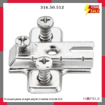 Fl.mount.plate st.hght.adj.M 2 Hafele 316.50.512