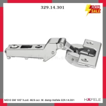 M510 SM 105° h.ovl. 48/6 scr. W. damp Hafele 329.14.301