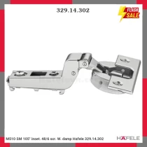 M510 SM 105° inset. 48/6 scr. W. damp Hafele 329.14.302