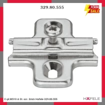 C-pl.M510 A St. scr. 3mm Hafele 329.80.555
