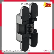 Hinge 3D zi.black/pl.black Hafele 341.24.315