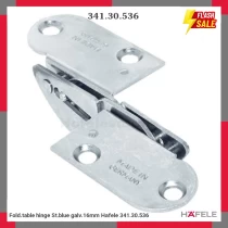 Fold.table hinge St.blue galv.16mm Hafele 341.30.536
