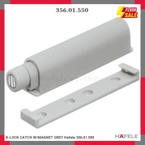 K-LOCK CATCH W/MAGNET GREY Hafele 356.01.550