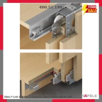 Slido F-Li42 50A fitt. 2 doors 16-19mm Hafele 400.51.190