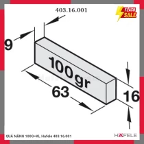 QUẢ NẶNG 100G=KL Hafele 403.16.001