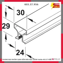 KHUNG BAO NHÔM CẠNH BÊN MÀU BẠC 5,25M Hafele 403.37.956