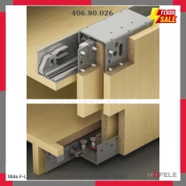 Slido F-Li32 80A fitt. 2 do.w.so.cl.me. Hafele 406.80.026