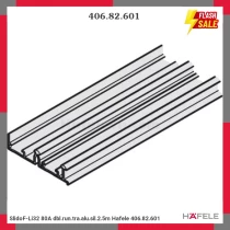 SlidoF-Li32 80A dbl.run.tra.alu.sil.2.5m Hafele 406.82.601