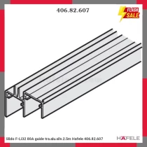 Slido F-Li32 80A guide tra.alu.silv.2.5m Hafele 406.82.607