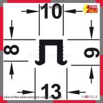DẪN HƯỚNG BẰNG NHỰA 2M Hafele 407.46.302