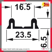 THANH TRƯỢT DƯỚI 3.5M Hafele 415.08.972