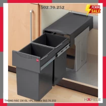 THÙNG RÁC 2X15L =PL Hafele 502.70.252
