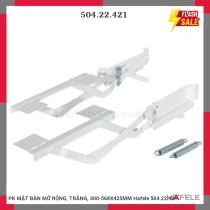 PK MẶT BÀN MỞ RỘNG, TRẮNG, 300-568X425MM Hafele 504.22.421