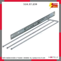 MÓC MÁNG KHĂN 3 THANH  454MM= KL Hafele 510.37.239