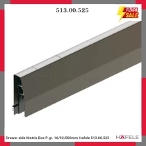 Drawer side Matrix Box P gr. 16/92/500mm Hafele 513.00.525