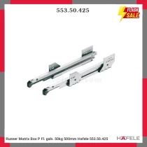 Runner Matrix Box P Fl. galv. 50kg 500mm Hafele 553.50.425