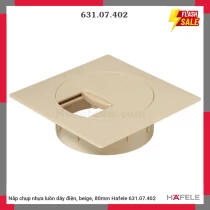 Nắp chụp nhựa luồn dây điện, beige, 80mm Hafele 631.07.402