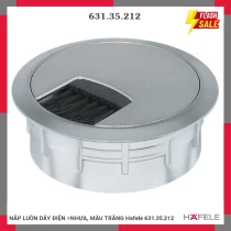 NẮP LUỒN DÂY ĐIỆN =NHỰA, MÀU TRẮNG Hafele 631.35.212