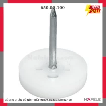 ĐẾ CHO CHÂN ĐỒ NỘI THẤT=NHỰA Hafele 650.02.100