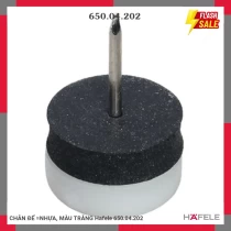 CHÂN ĐẾ =NHỰA, MÀU TRẮNG Hafele 650.04.202