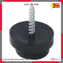 CHÂN ĐẾ BẰNG NHỰA 28MM Hafele 650.19.328