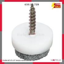 CHÂN ĐẾ CÓ LÓT NHỰA Hafele 650.20.728