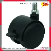 BÁNH XE BẰNG NHỰA 40MM Hafele 660.08.316