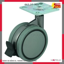 BÁNH XE BẰNG KL 100MM Hafele 661.55.902