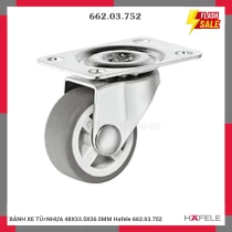 BÁNH XE TỦ=NHỰA 48X33.5X36.5MM Hafele 662.03.752