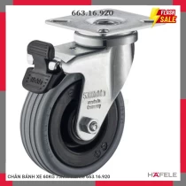 CHÂN BÁNH XE 60KG 75MM Hafele 663.16.920