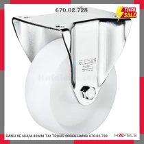 BÁNH XE NHỰA 80MM TẢI TRỌNG 200KG Hafele 670.02.728
