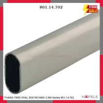THANH TREO OVAL 30X15X1MM/ 2.5M Hafele 801.14.702