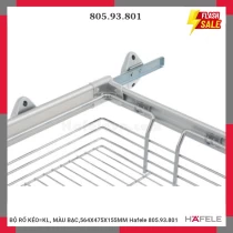 BỘ RỔ KÉO=KL, MÀU BẠC,564X475X155MM Hafele 805.93.801