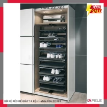 BỘ KỆ KÉO ĐỂ GIÀY 14 KỆ= Hafele 806.22.301